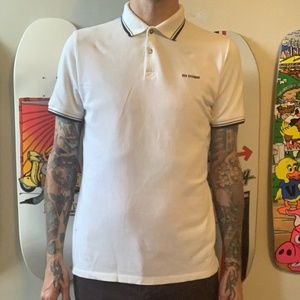 Ben Sherman romford block letter polo